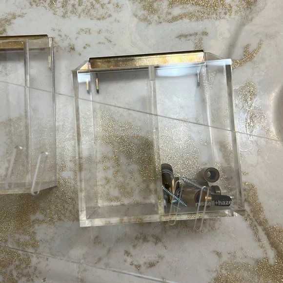 Russell + Hazel Acrylic Wall Valet, Accessory Cup - Picture 7 of 12